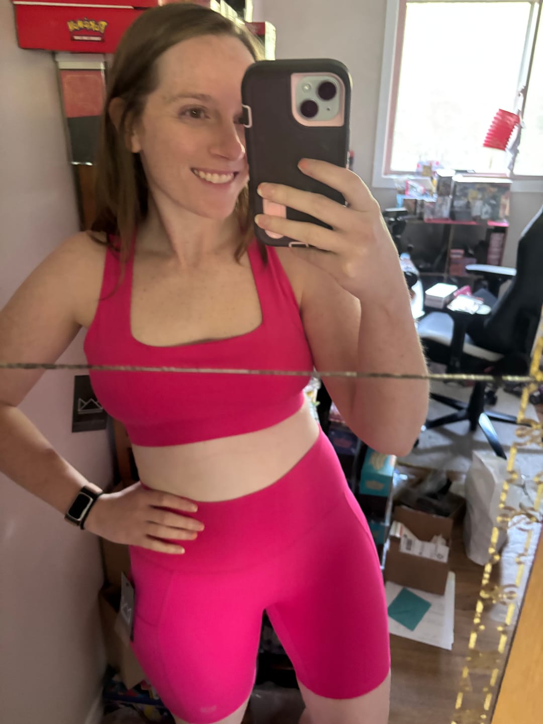 Customer photo review of DAYDREAM Square Neck Sports Bra