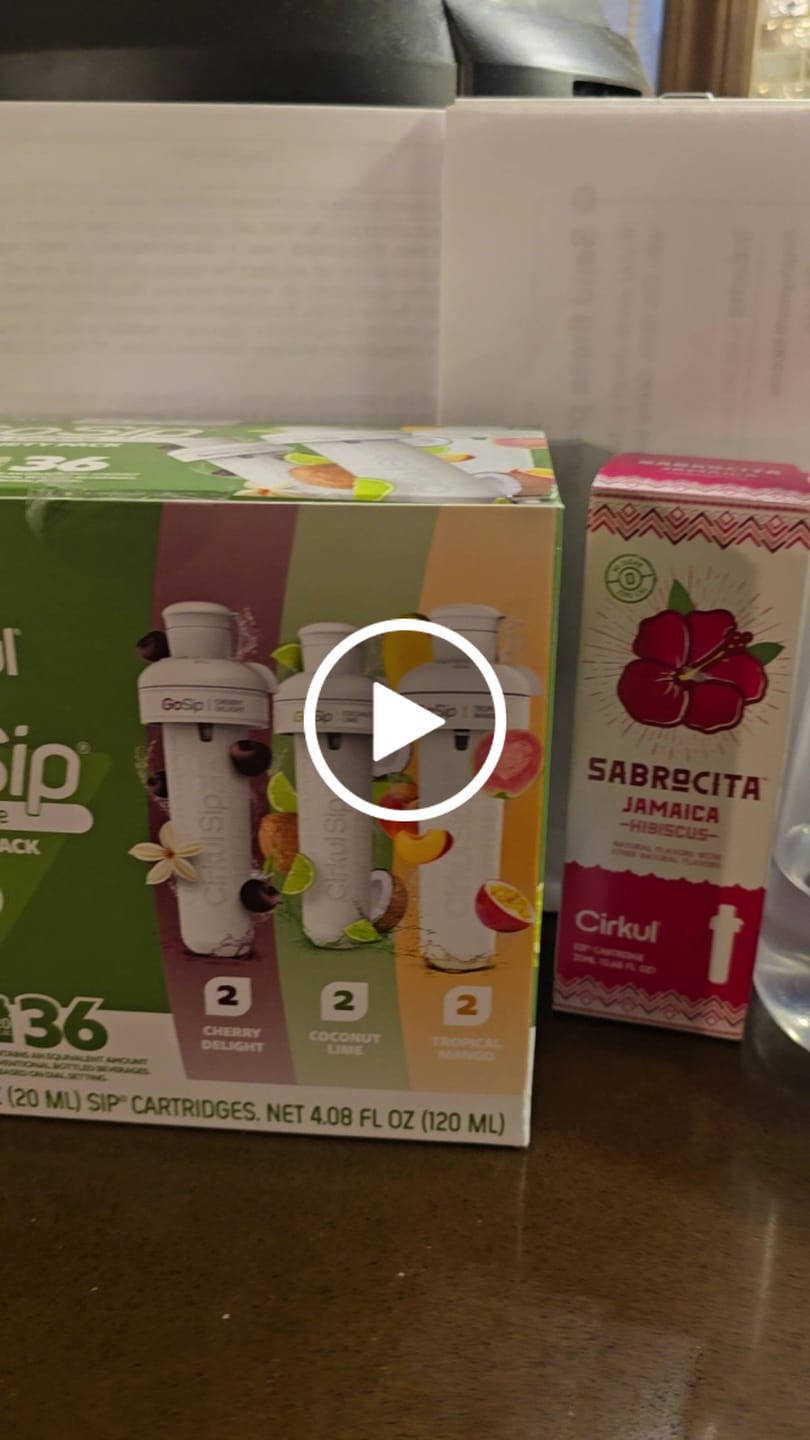 Customer video review of GoSip® 6-Pack Variety Pack