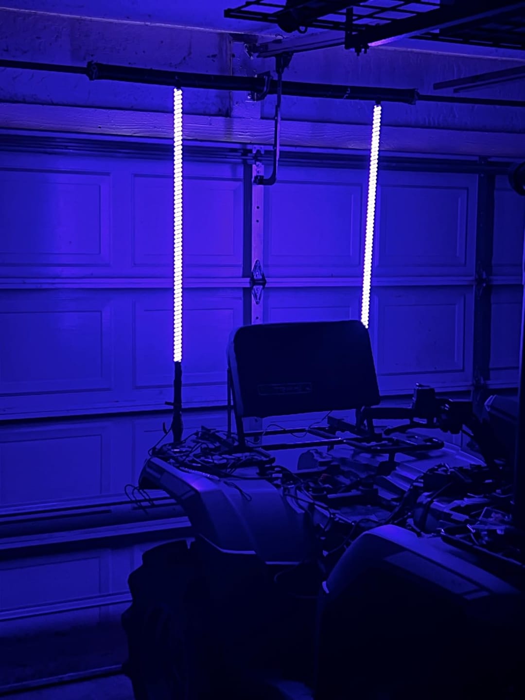 Customer photo review of 2PCS 3FT COB Whip Lights w/ App & Remote Control for UTV ATV Boats