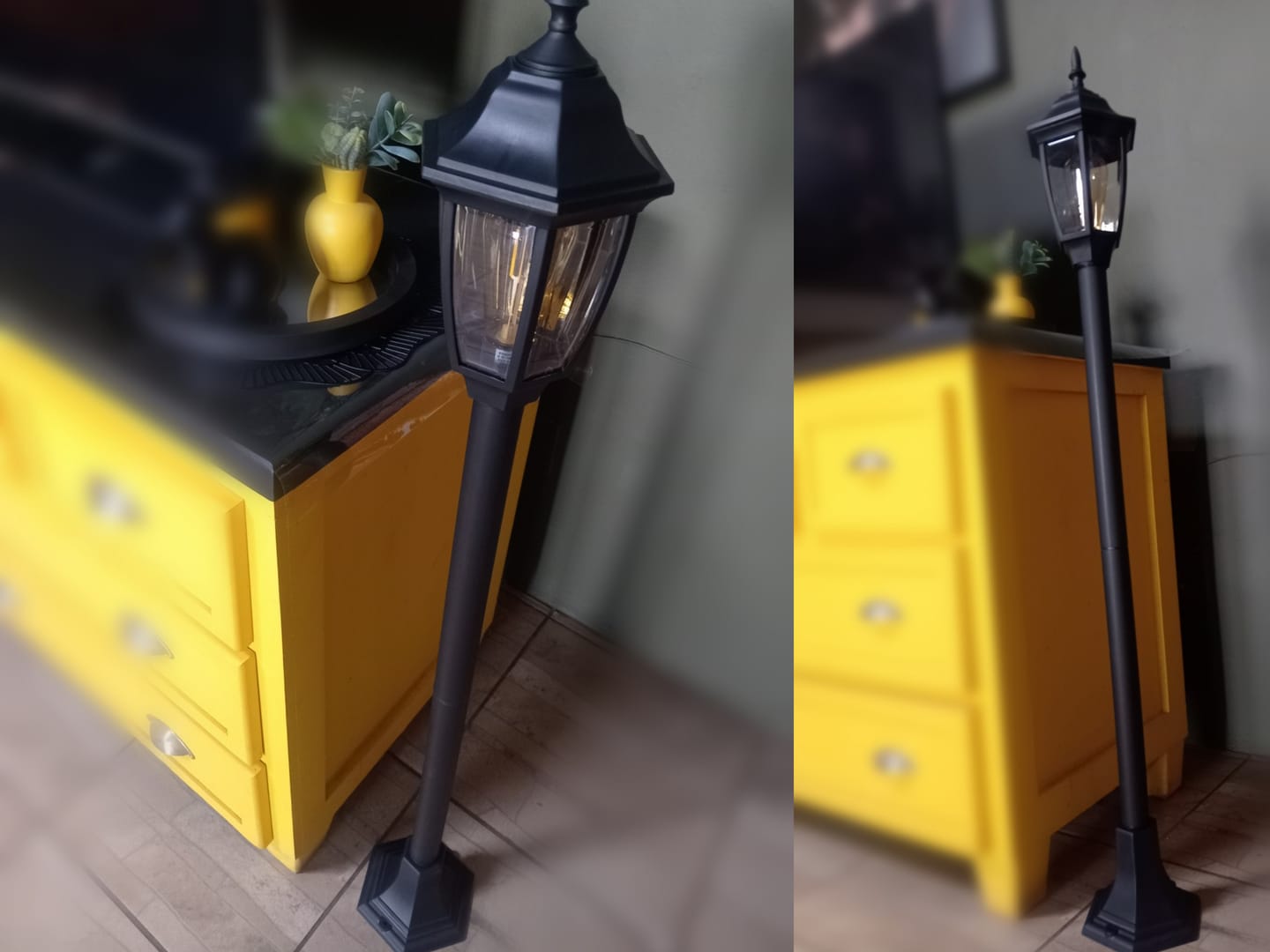 Customer photo review of Tessa Outdoor Light Black