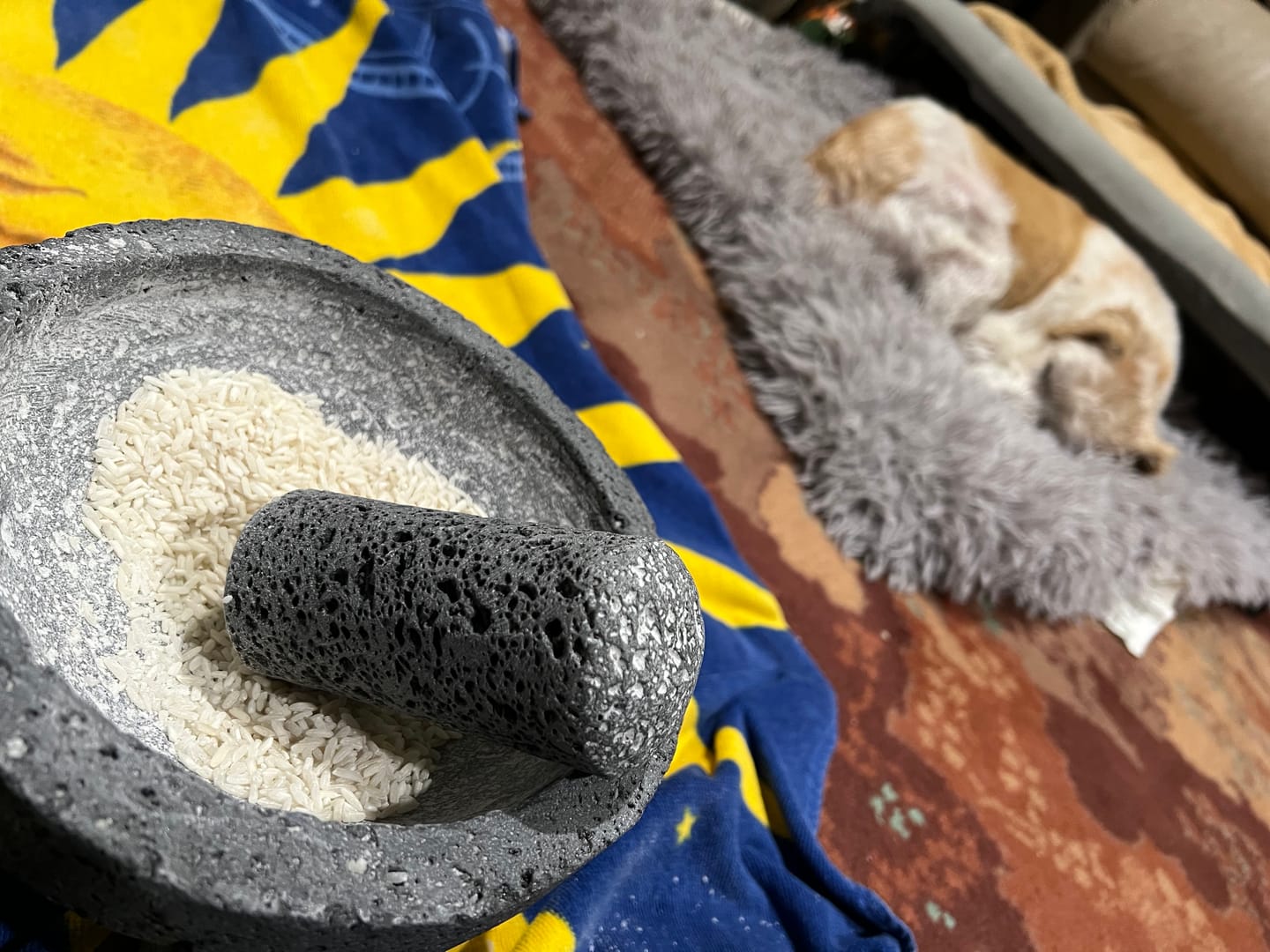 Customer photo review of MOLCAJETE – Authentic Mexican Stone Mortar & Pestle