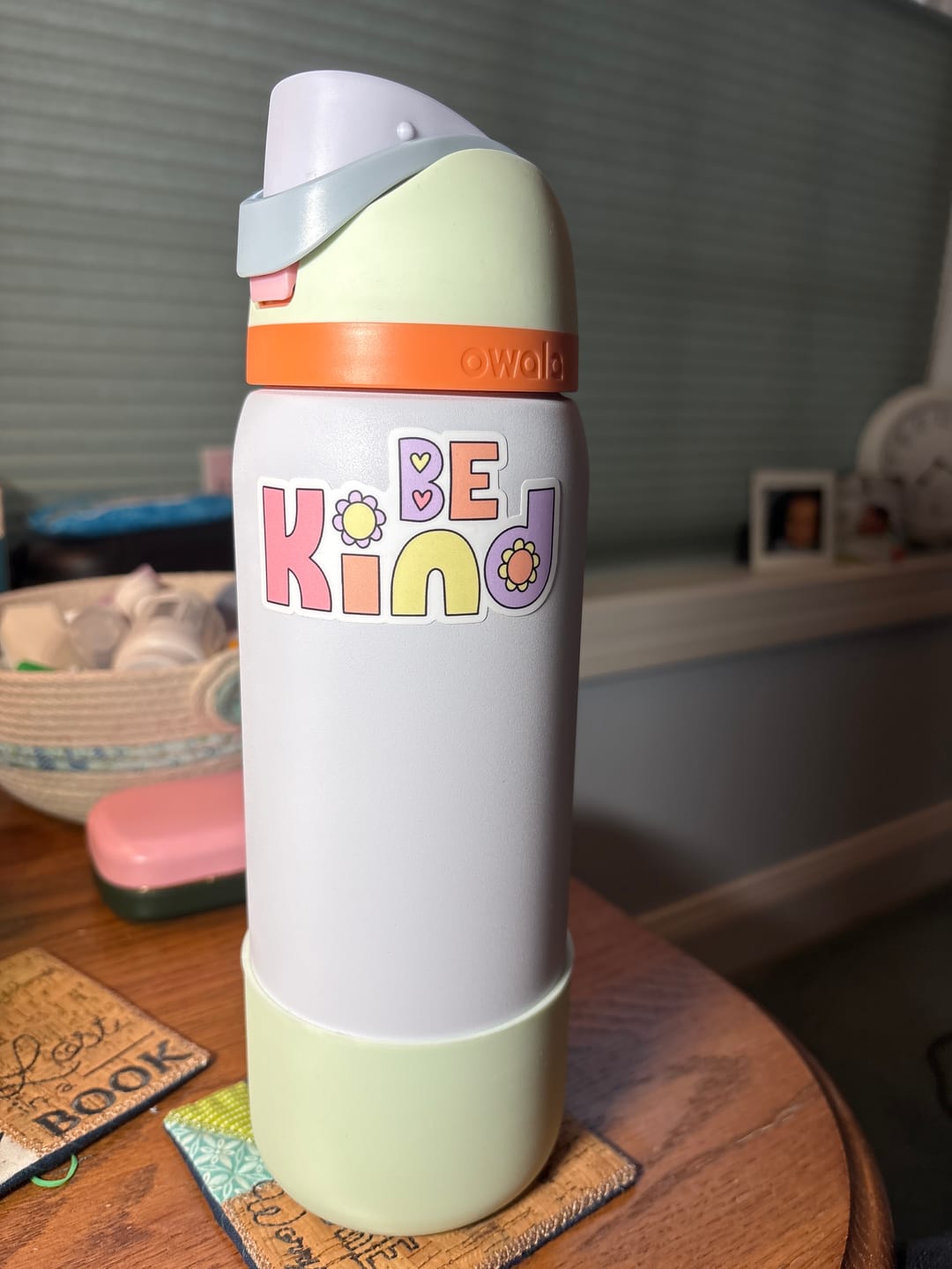 Customer photo review of Be Kind Hearts and Flowers Sticker