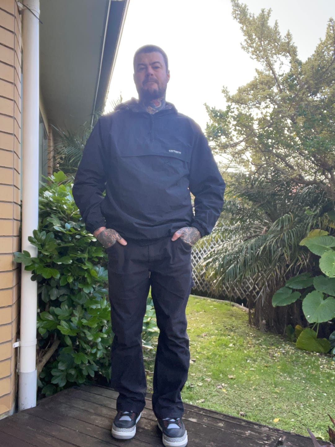 Customer photo review of Black Dickies Carpenter Pants (W34)