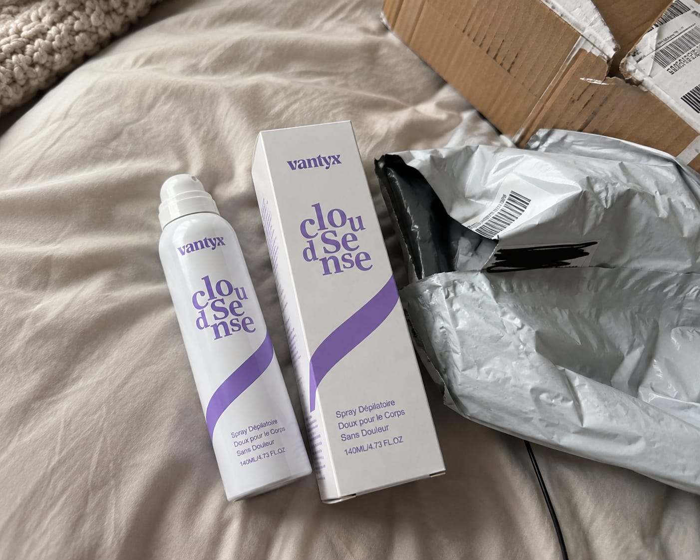 Customer photo review of Spray Dépilatoire 3 Minutes