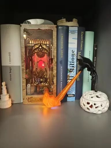 Customer photo review of 3D Fire-Breathing Dragon with Glowing Flame