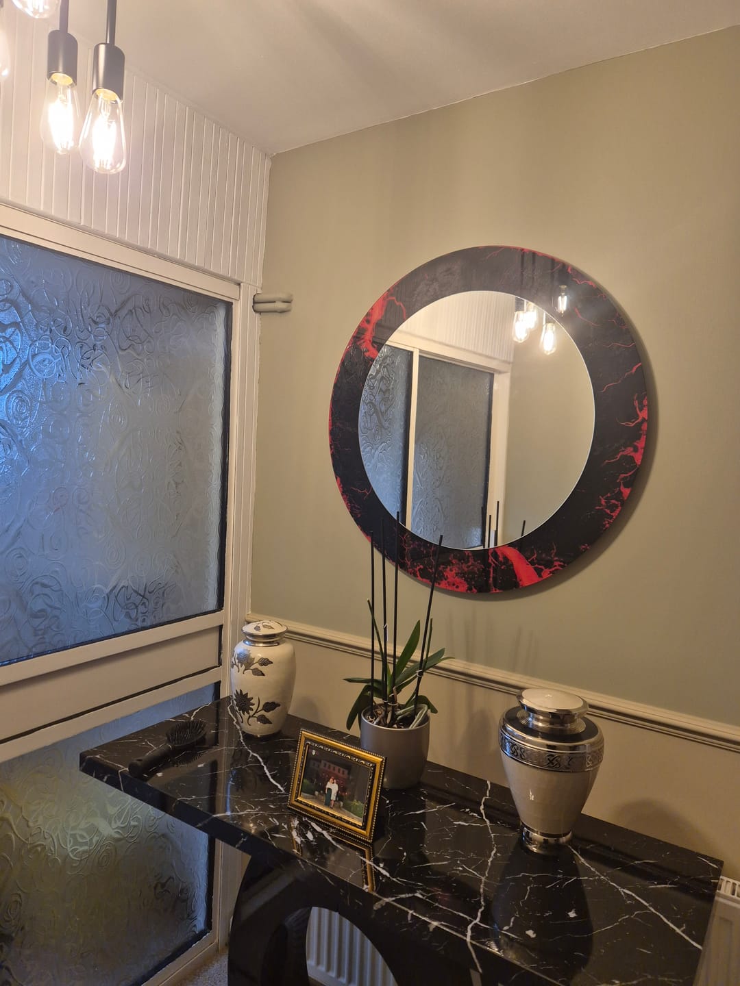Customer photo review of The Lava - Tempered Glass Mirror