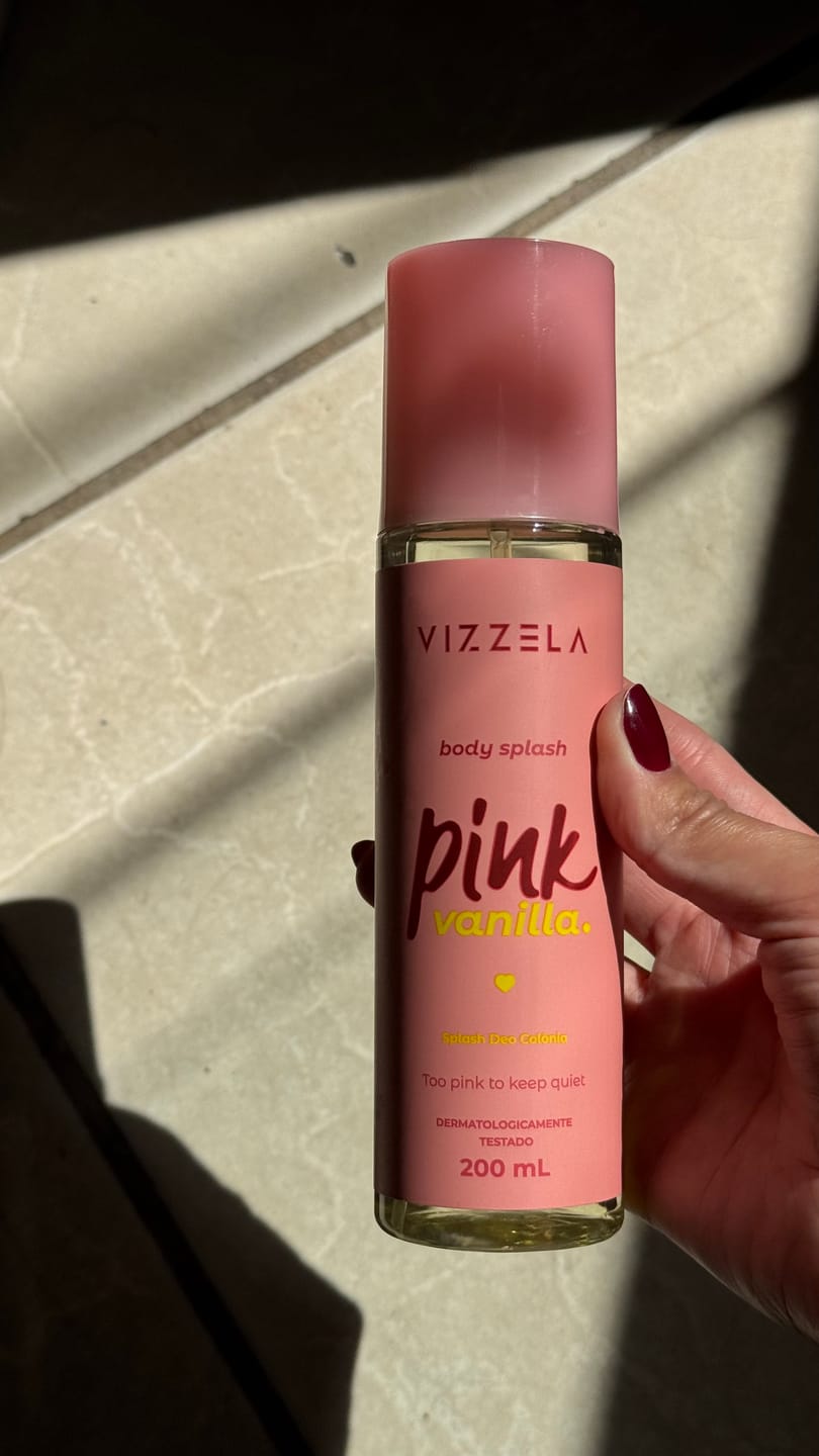 Customer photo review of Body Splash Deo Colônia Pink Vanilla - Vizzela