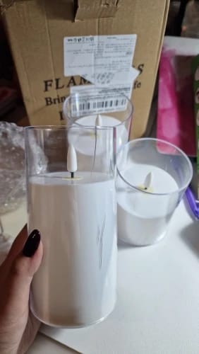 Customer photo review of LumiCandle Remote-Controlled Flameless Candle