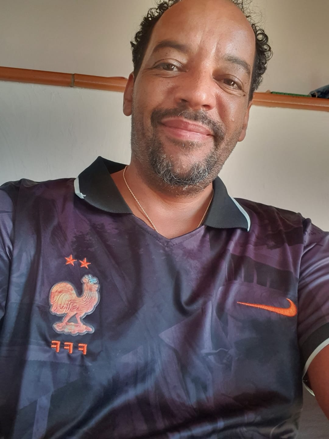 Customer photo review of MAILLOT FRANCE NOIR ENERGY