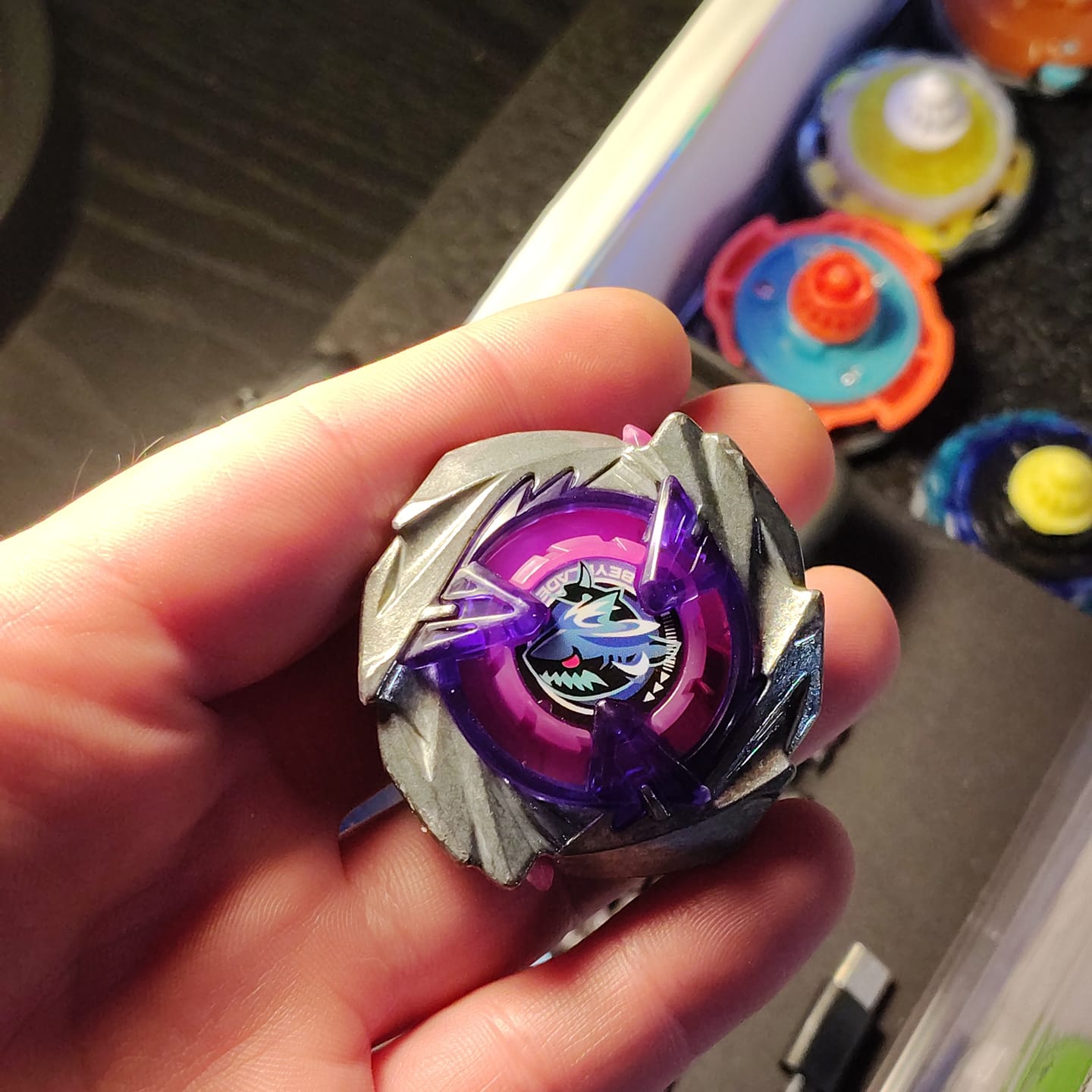 Customer photo review of Hasbro Beyblade X Scale Shark 4-50UF