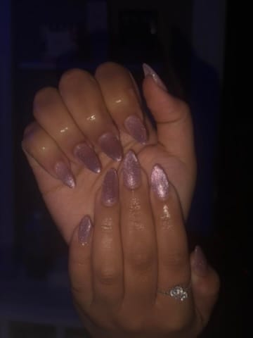 Customer photo review of DND 9D Velvet Jungle Cat Eye - 14 Purrl Jam