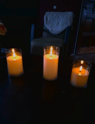 Customer photo review of LumiCandle Remote-Controlled Flameless Candle