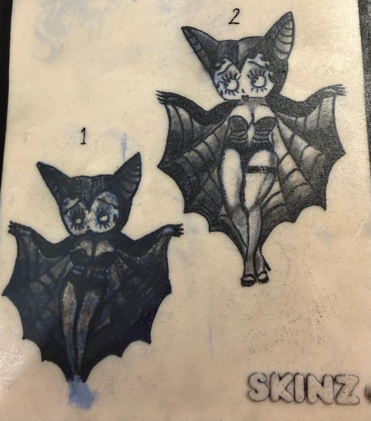 Customer photo review of Tattoo Practice Skin | Size Small A5 | Pack of 10