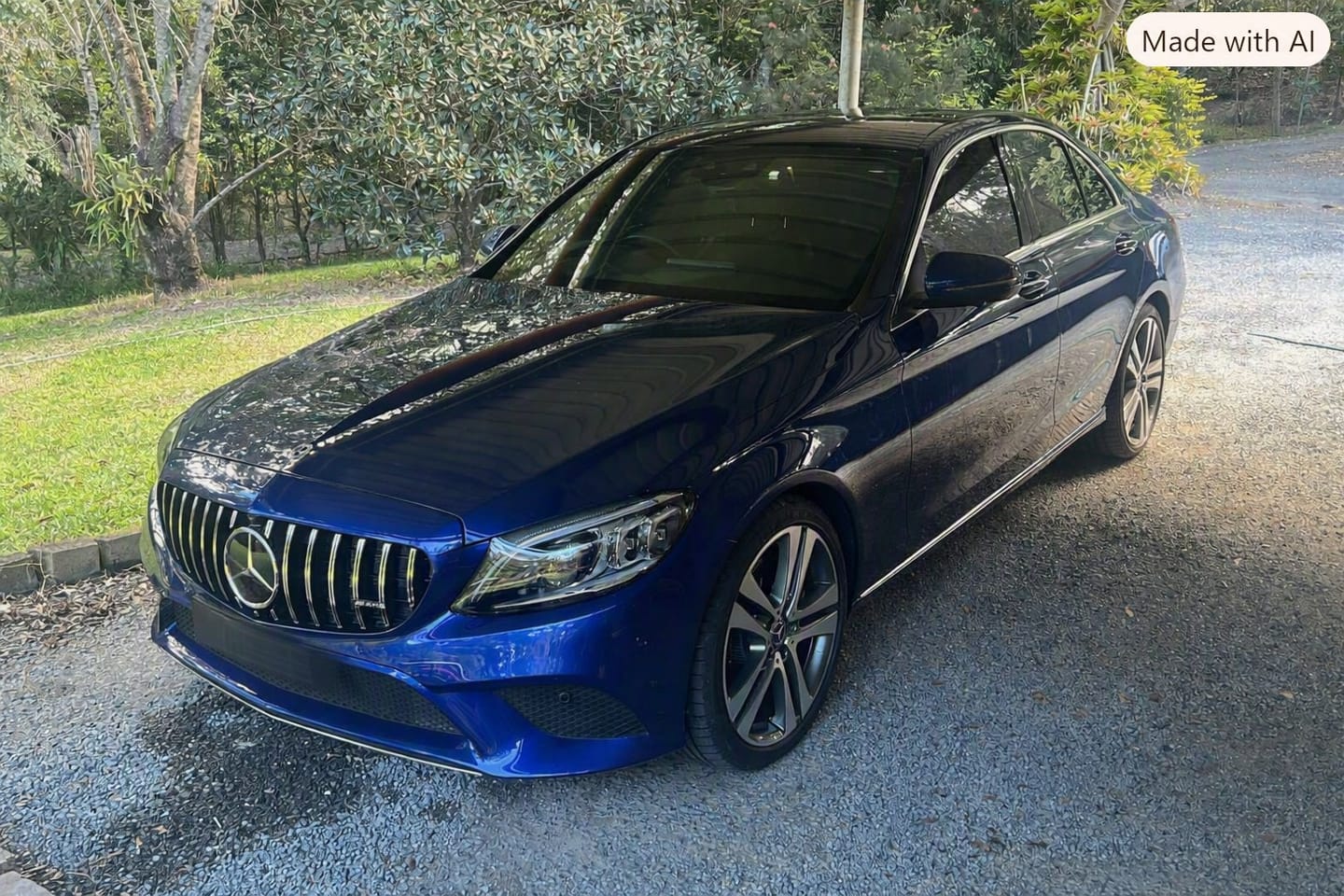 Customer photo review of ABS Front Grille For Mercedes Benz C Class【W205/C205/S205/A205】【C200/C220/C250/C300/C350 & C43 AMG】2019+【19-GT SV】