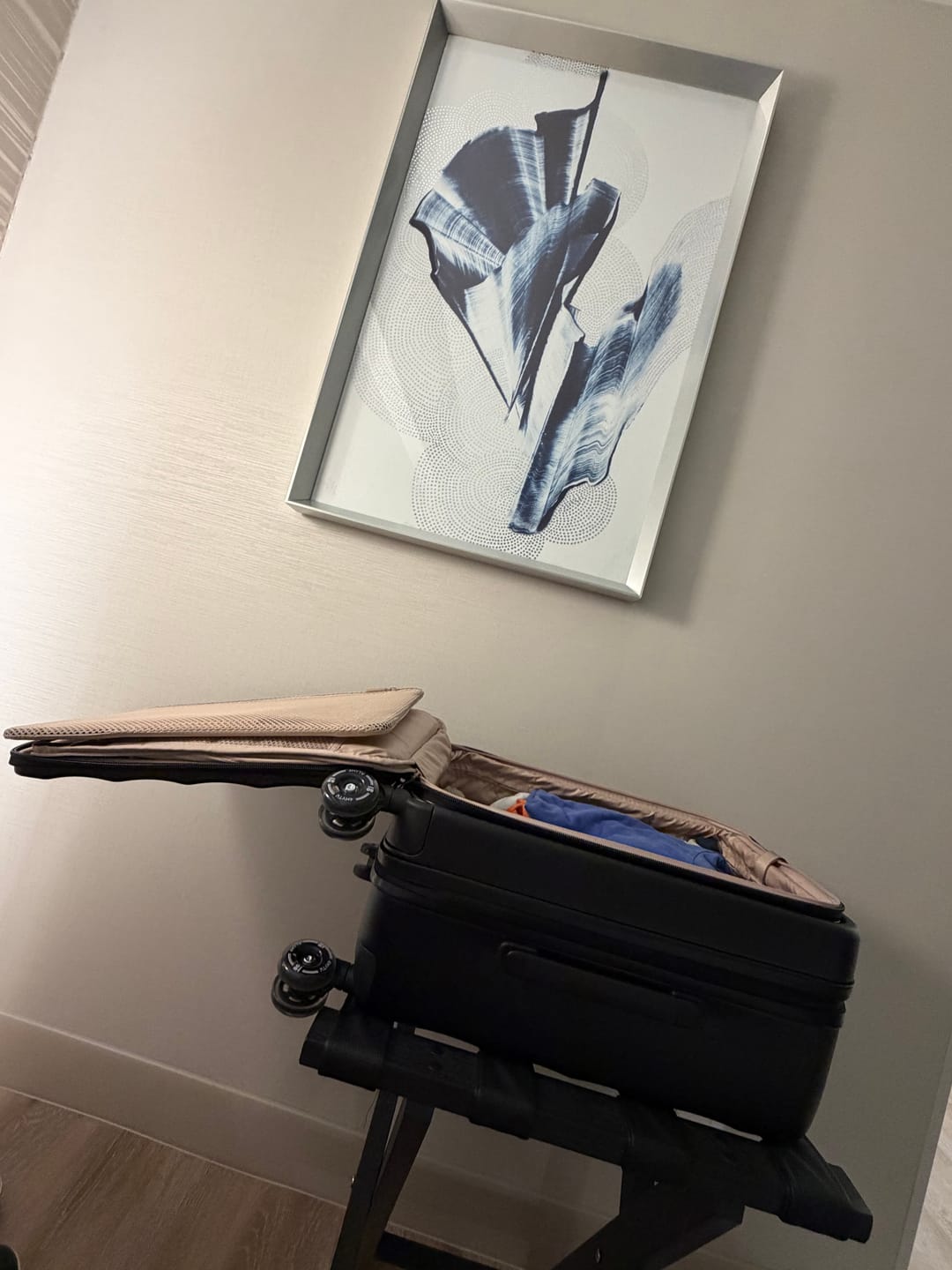 Customer photo review of Tank Suitcases in Jet Black