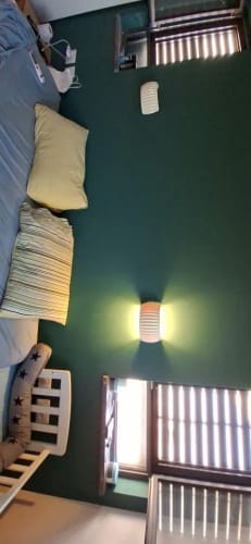 Customer photo review of Resin Bedside Wall Light French Art Deco Style