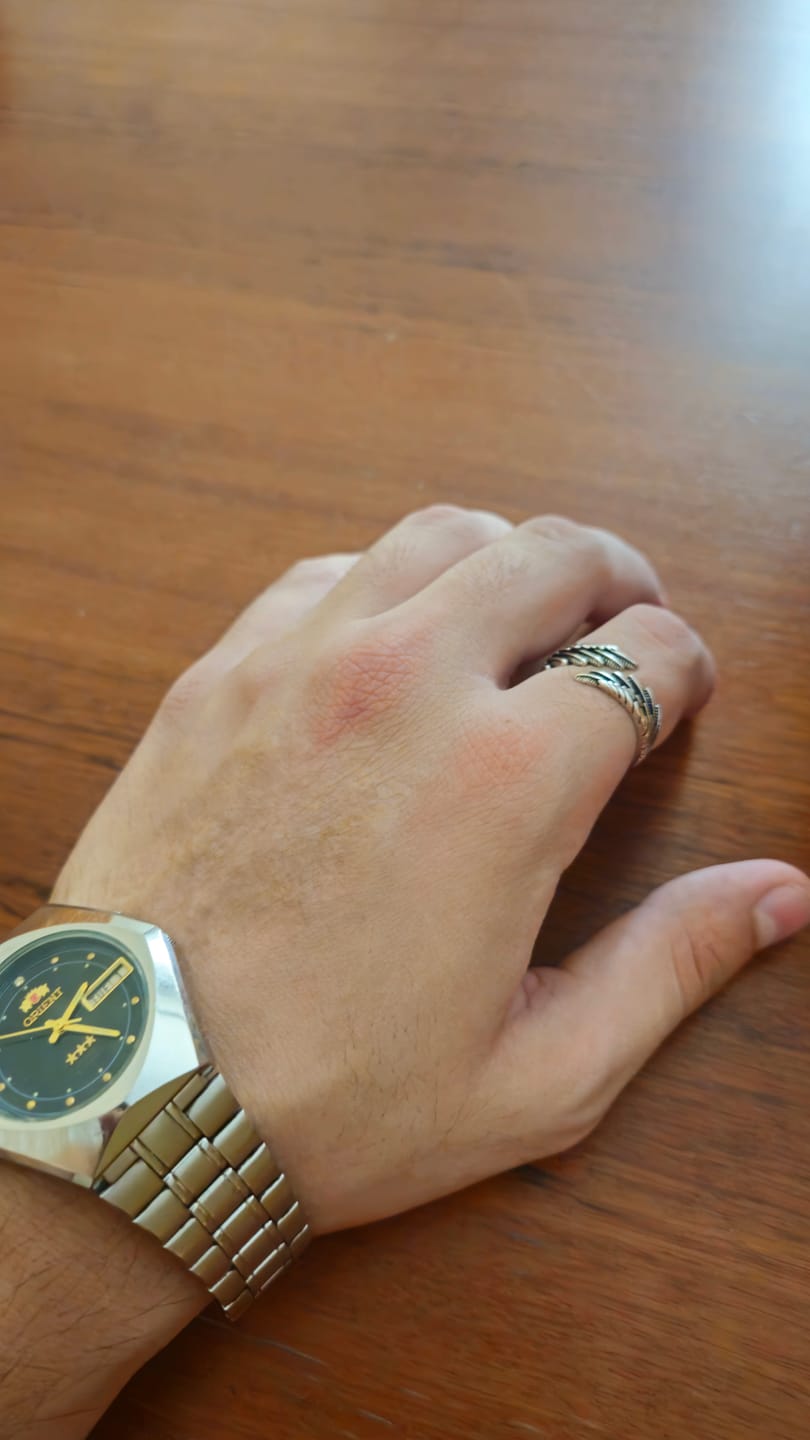 Customer photo review of The Fallen Angel Ring