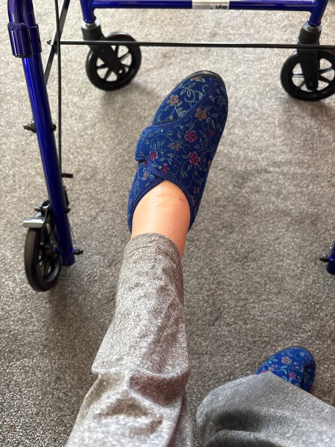 Customer photo review of GBS Bella Ladies Wide Fit Slipper