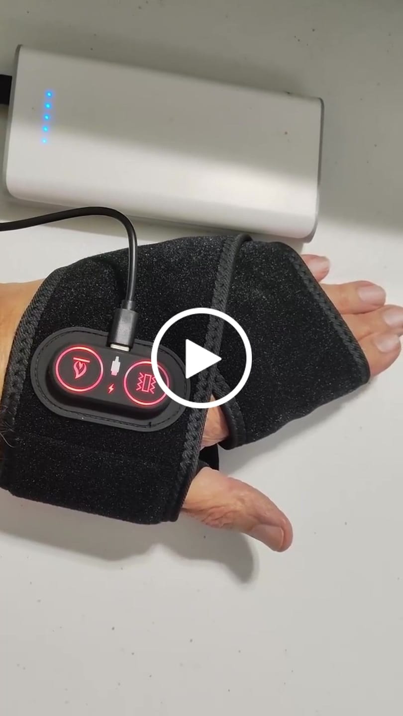 Customer video review of ZyaVie™ 3-in-1 Red Light Wrist Wrap