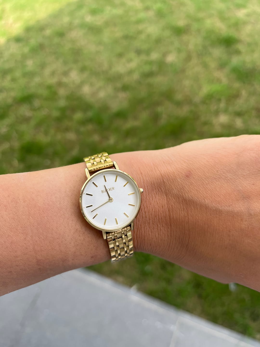 Customer photo review of Ruby Petite Gold White