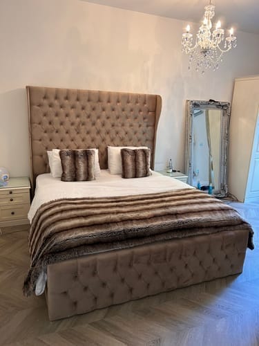 Customer photo review of Rylan Winged Bed