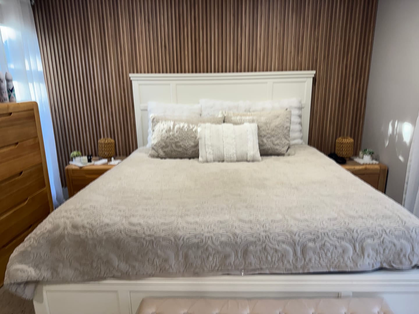 Customer photo review of Alabaster Oak | Indoor Interlock 2.2M