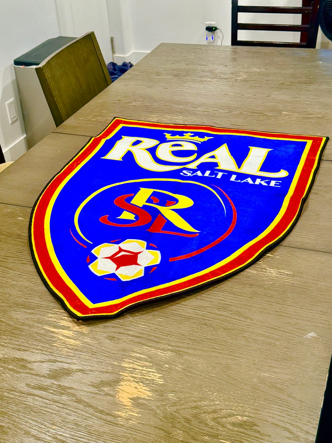 Customer photo review of Real Salt Lake FC Logo Rug
