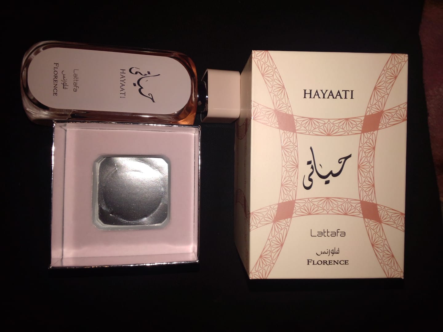 Customer photo review of Hayaati Florence lattafa perfumes 100ml