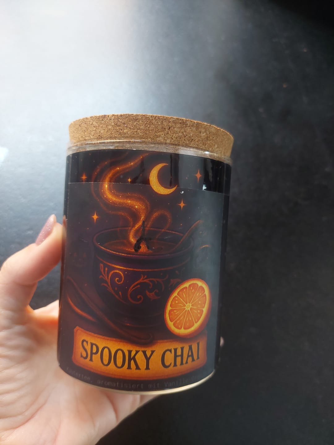 Customer photo review of Spooky Chai – Kräutertee mit Vanille-Orange-Geschmack | Halloween Tee