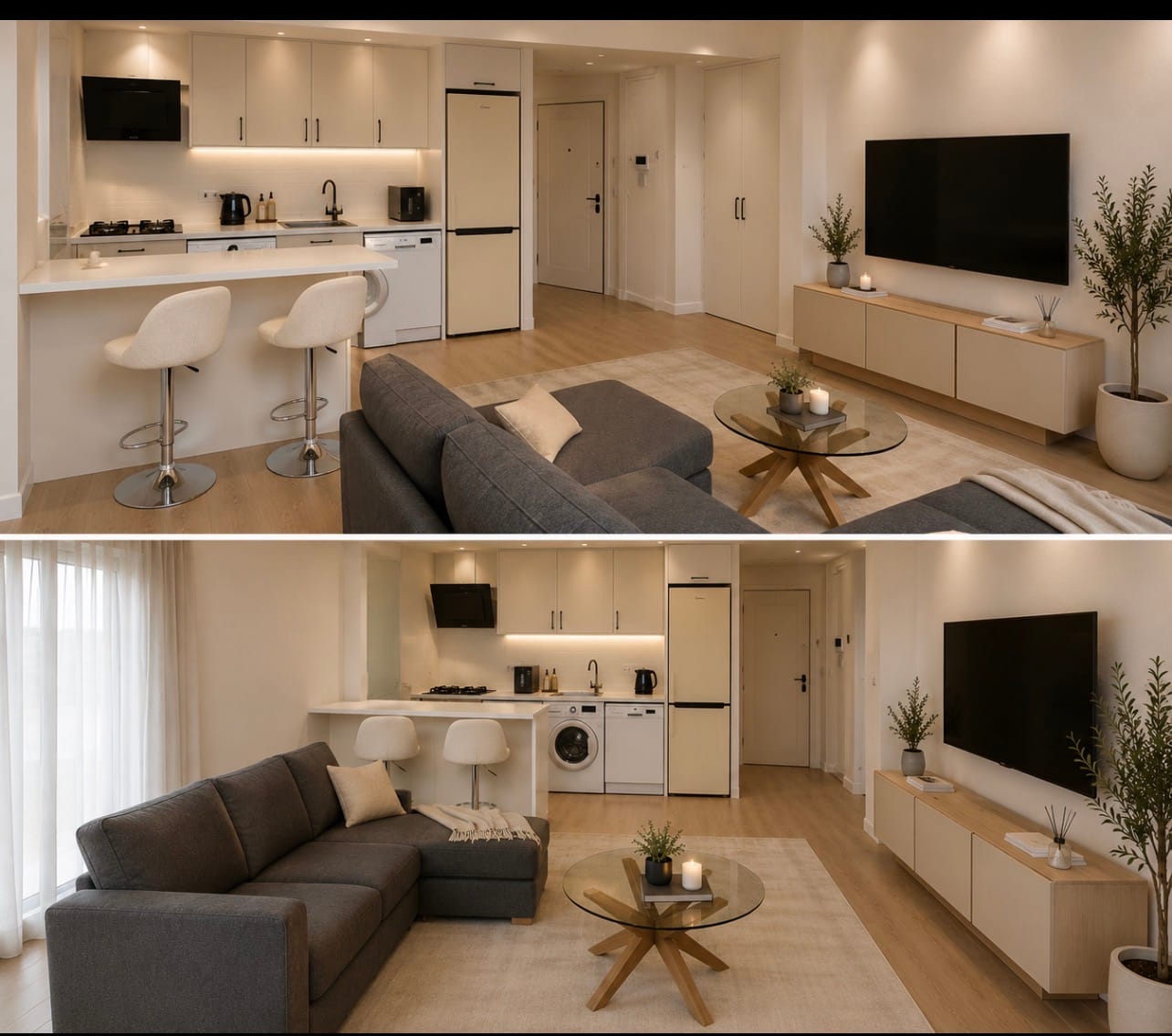 Customer photo review of Rani Home Tv Ünitesi Vizon - Safir Meşe 180 Cm AA-5840