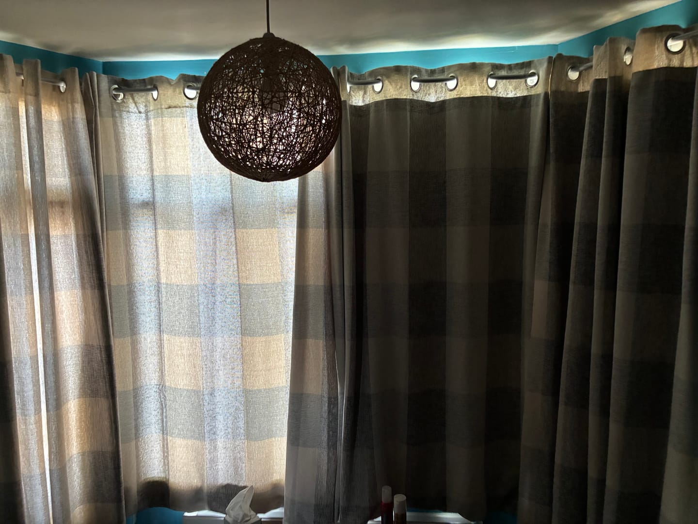 Customer photo review of Blackout Curtain Lining Fabric