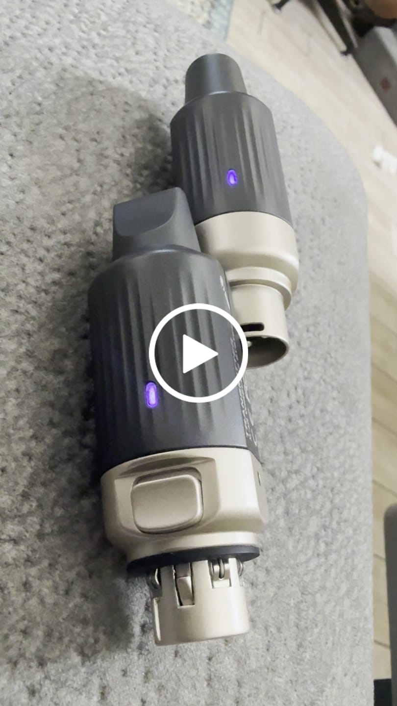 Customer video review of XL-aiR: UHF Wireless XLR System for Dynamic Microphones