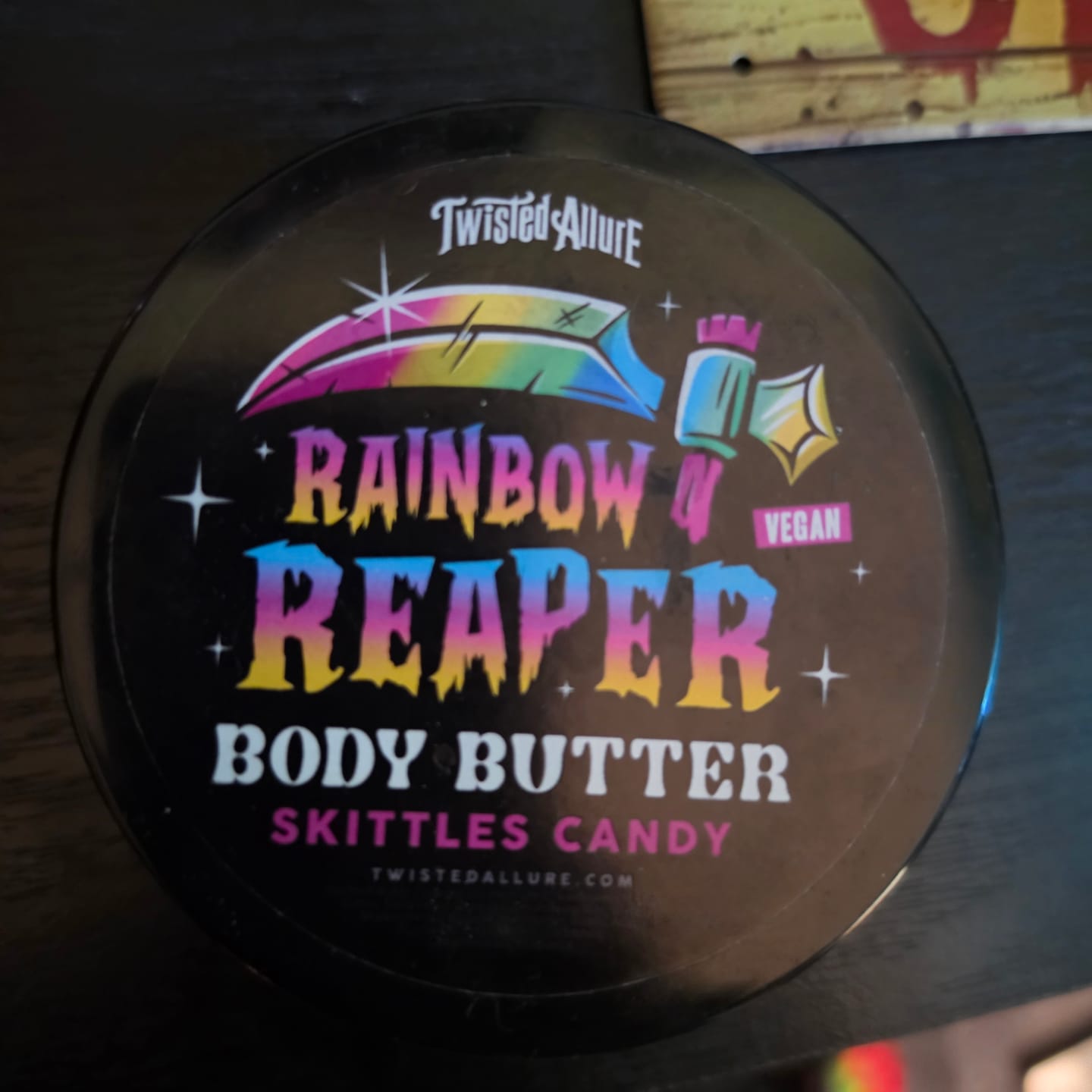 Customer photo review of Rainbow Reaper Body Butter