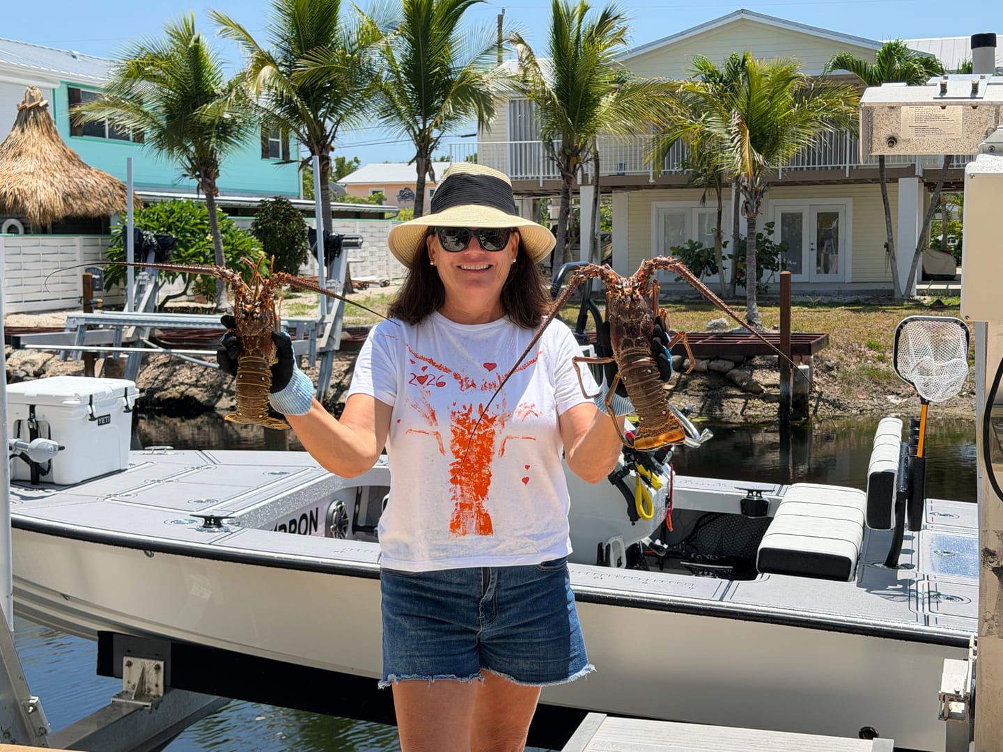 Customer photo review of Pony Tail Cut Straw Hat