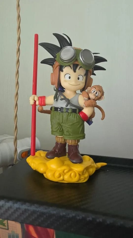 Customer photo review of Goku Young Adventurer "Journey to the West" Style 16cm Figure with Power Pole, Flying Nimbus & Small Monkey Companion