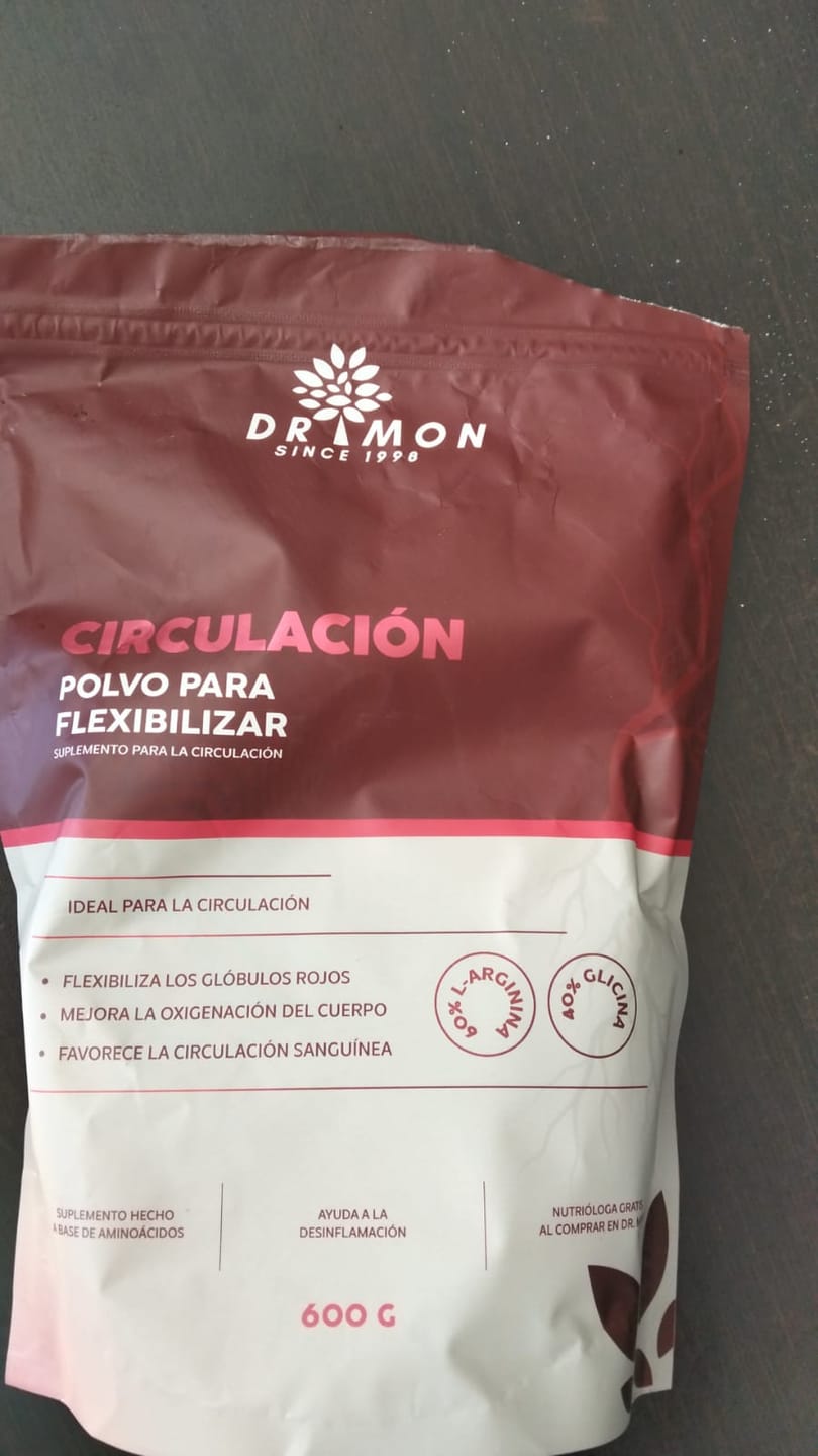 Customer photo review of Suplemento para la Circulación DR MON 600g L-ARGININA y GLICINA