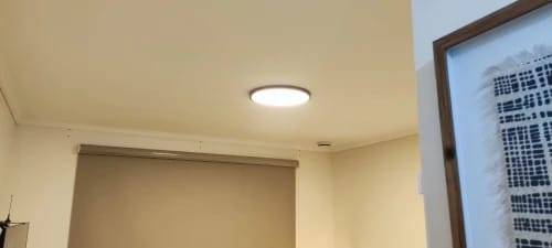 Customer photo review of OakLume Nordic Semi Flush Mount Ceiling Light