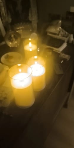 Customer photo review of LumiCandle Remote-Controlled Flameless Candle