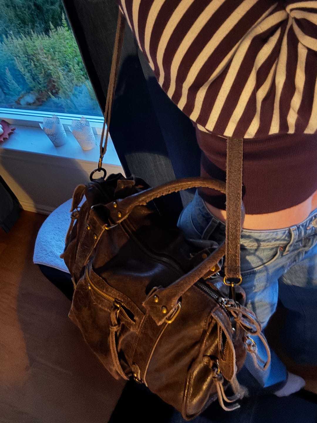 Customer photo review of It girl bag espresso martini