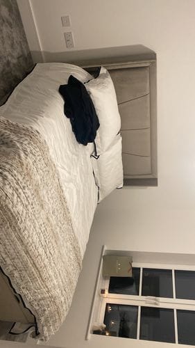 Customer photo review of Snowden Winged Divan Ottoman Storage Bed
