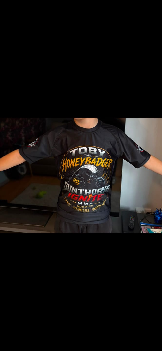 Customer photo review of Design Your Own - Rashguard / Compression Top