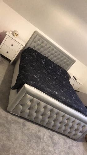 Customer photo review of Gracie Bumber Square Chesterfield Bed