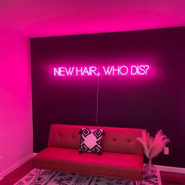 Customer photo review of Custom Neon: New hair, who d...