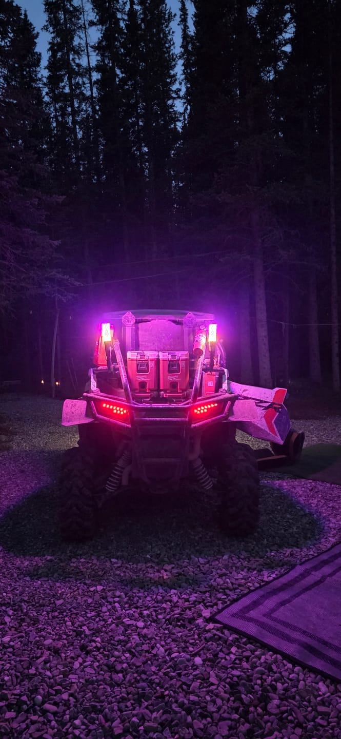 Customer photo review of 2PC 1FT Fat Whip Lights w/Turn Signal Function for UTV ATV Boat