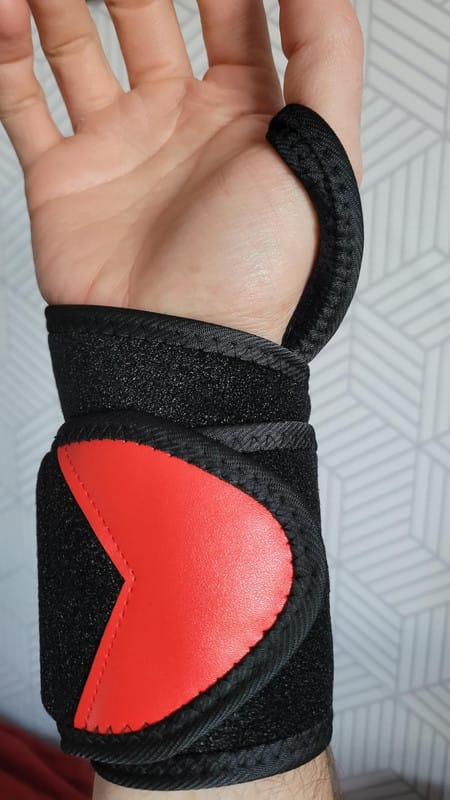 Customer photo review of ZyaVie™ 3-in-1 Red Light Wrist Wrap