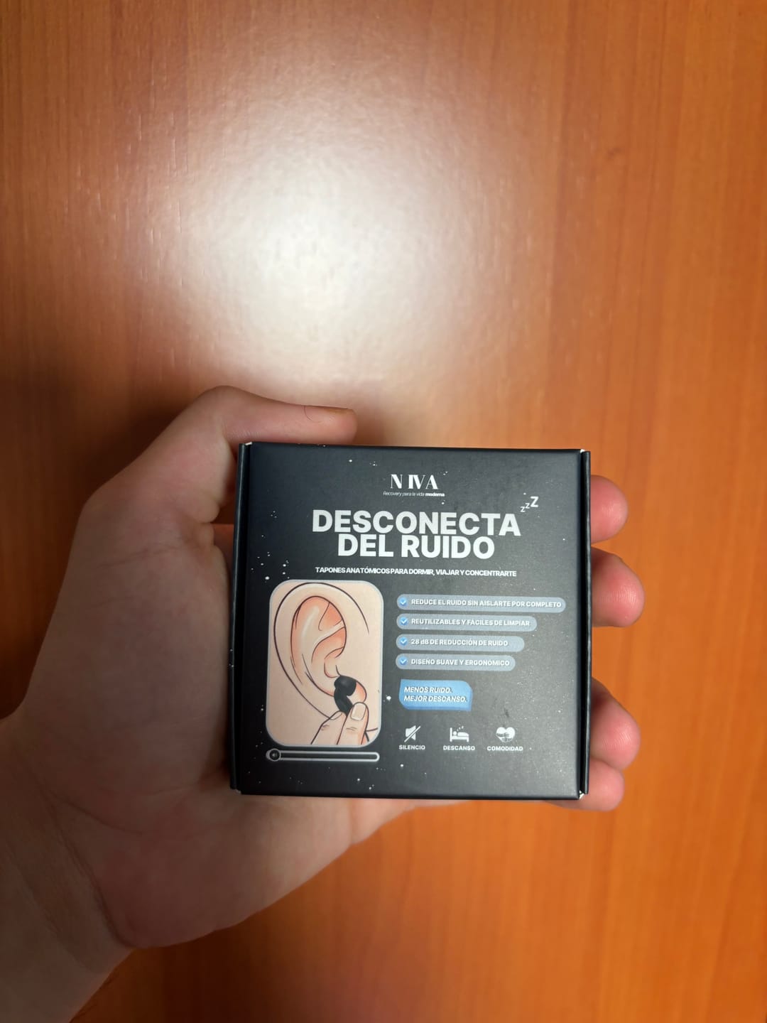 Customer photo review of Niva Silence Earplugs® Tapones para Descanso Profundo