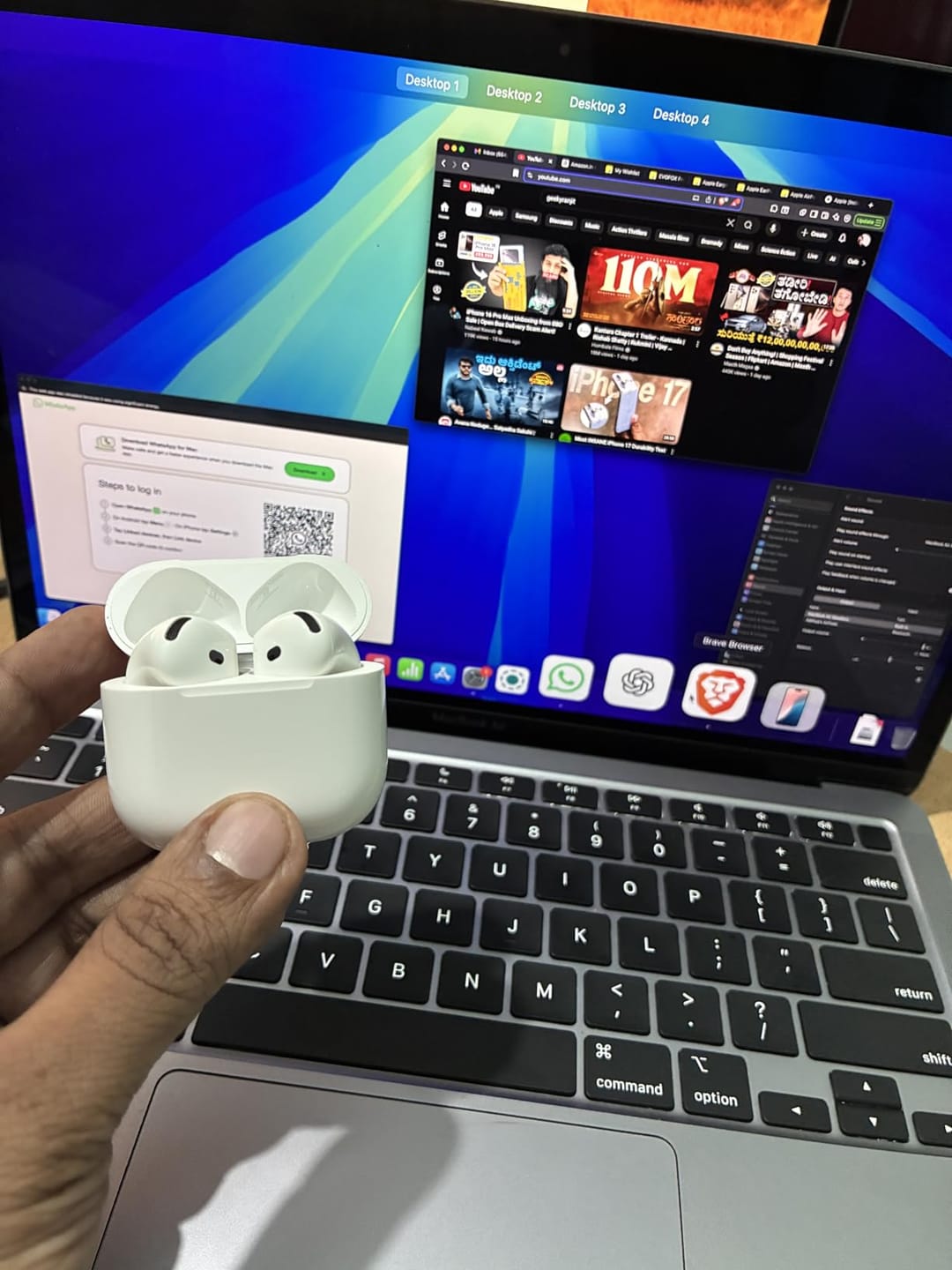 Customer photo review of Ethopods Pro 4 Wireless Earbuds - ANC, 30Hr Battery, Type-C | Ethoscase