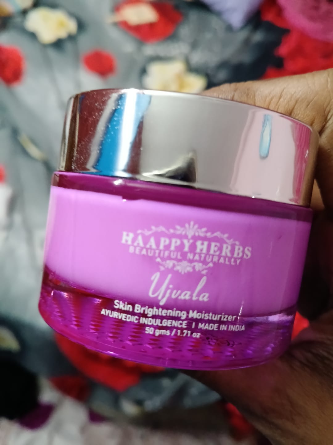 Customer photo review of Ujvala Skin Brightening Moisturizer