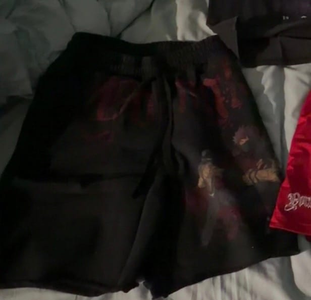 Customer photo review of 1002 - Naruto Sweat Shorts