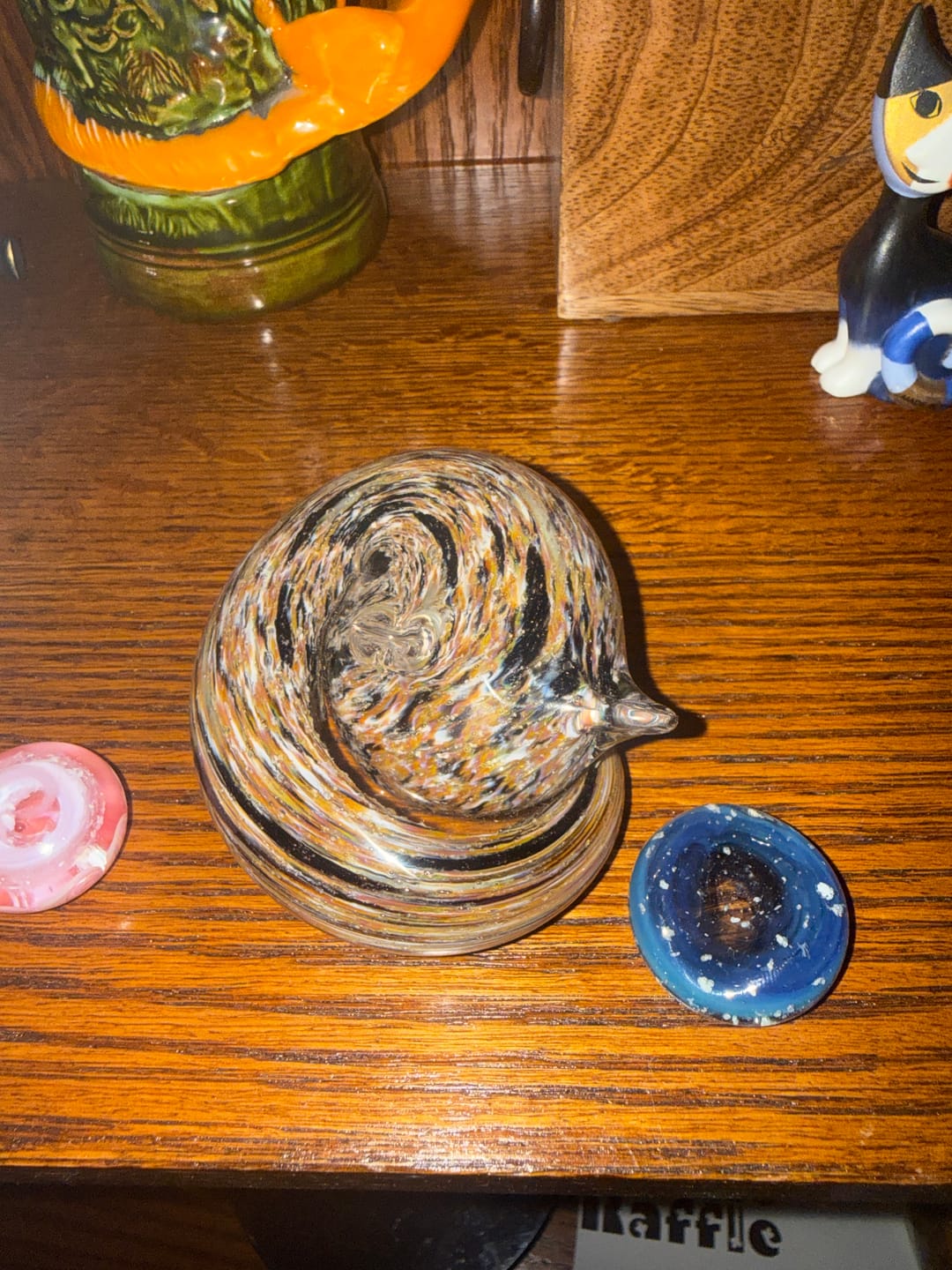 Customer photo review of Sleeping Cat with Infused Cremation Ashes